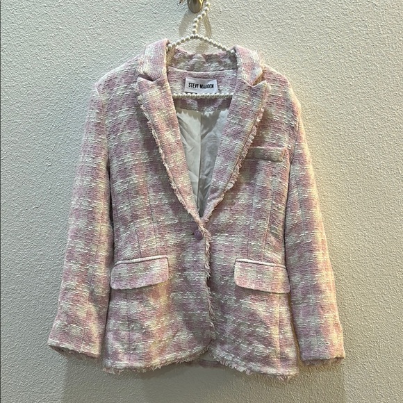 Steve Madden Houndstooth Blazer S - Picture 1 of 12